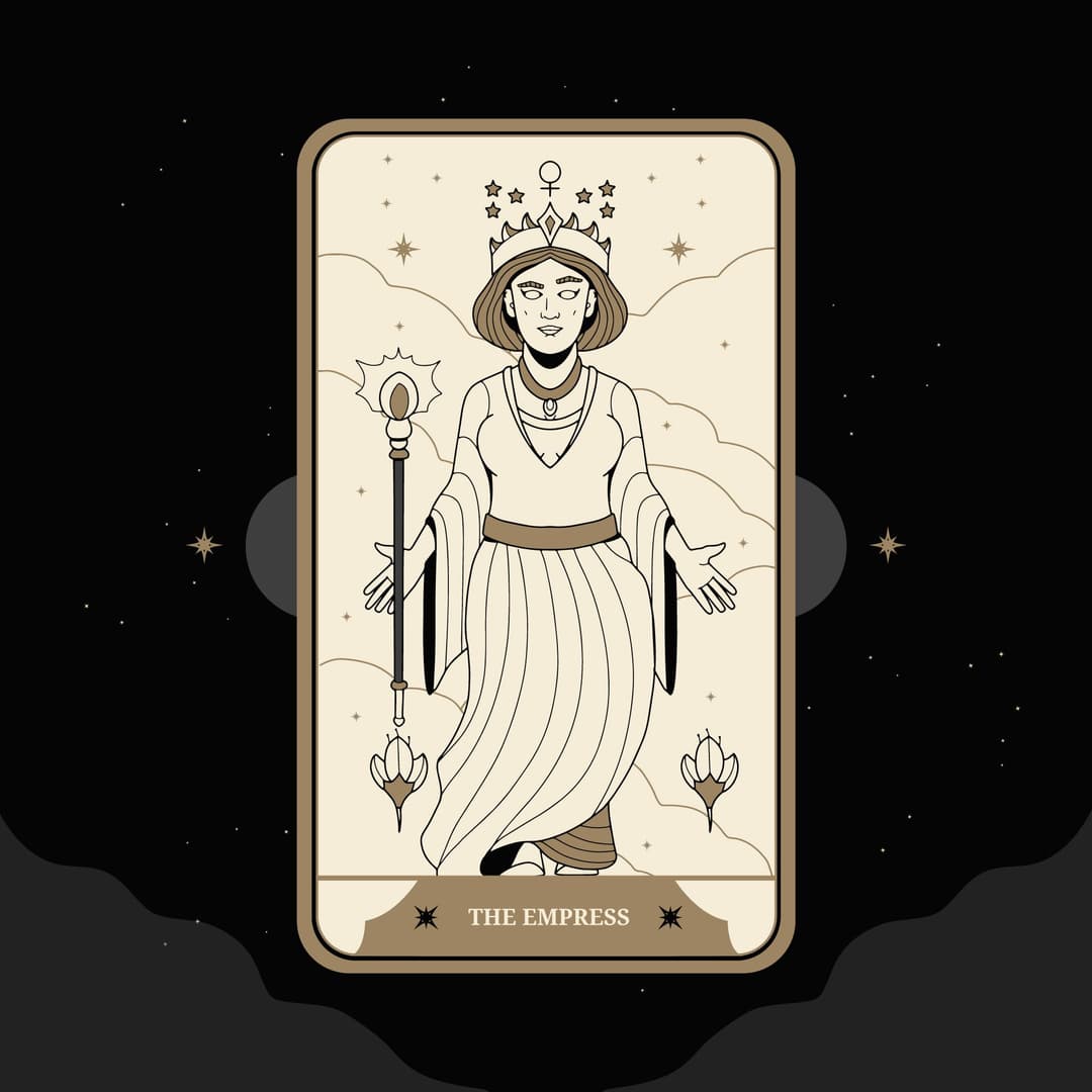 The Empress tarot image
